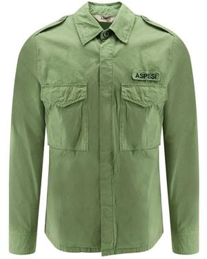 Aspesi Casual Shirts - Green