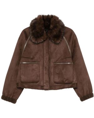 Betta Corradi Faux Fur & Shearling Jackets - Brown