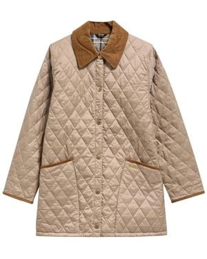Barbour Jassen ,Katoen Liddesdale Quilted Jacket - Naturel