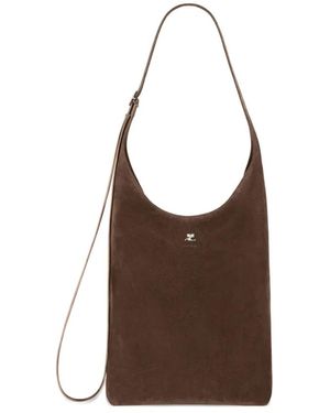 Courreges Melt Tote Bag - Braun