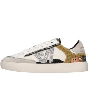 Emanuélle Vee Schoenen ,Veelkleurig ,Leer Sneakers - Wit