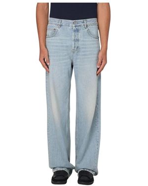 Saint Laurent Straight Jeans - Azul