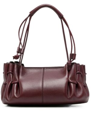 Hereu Arta Ruched Tote - Paars