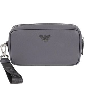Emporio Armani Toilet Bags - Grey