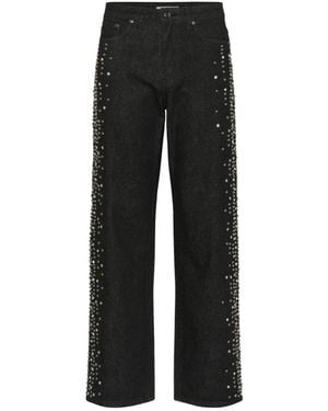 Gestuz Straight Jeans - Black