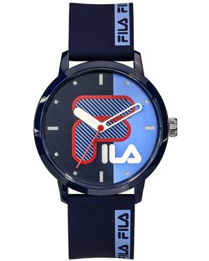 Fila Erwachsene armbanduhr style 42 mm armband silikon 38-326 - Blau