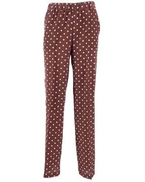 P.A.R.O.S.H. Wide Trousers - Red