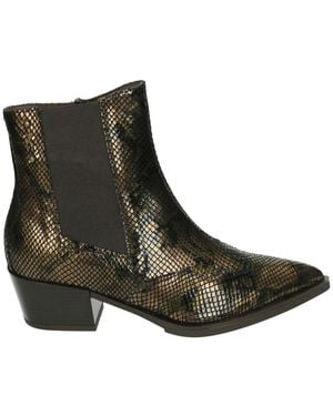 Nero Giardini Westers Stijl Bronzen Leren Laars - Groen