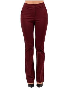 Hanita Pantalones Mujer Colección Elegante, Mujer, Talla - Rojo