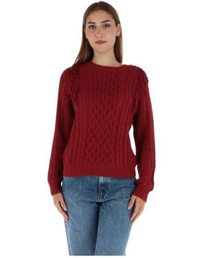 Pepe Jeans Round-Neck Knitwear - Rouge