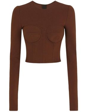 Dolce & Gabbana Long Sleeve Tops - Marrón