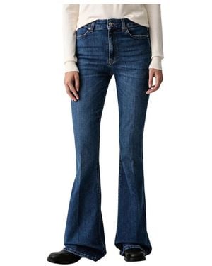 ViCOLO Flared Jeans - Blauw