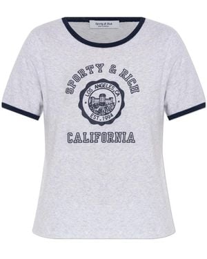 Sporty & Rich T-Shirts - Blu