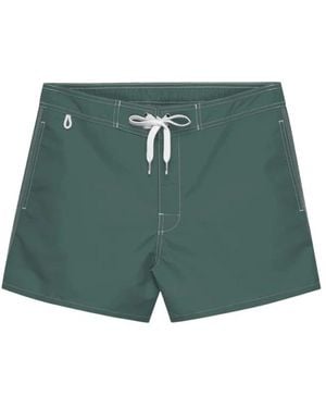 Sundek Boxer Zwembroek Met Regenboog Op De Achterkant - Groen