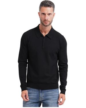 HUGO Round-Neck Knitwear - Nero