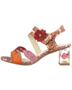Laura Vita Bunte Damensandalen - Pink