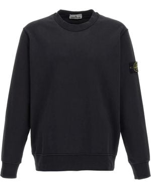 Stone Island Sweatshirt Met Ronde Hals - Blauw