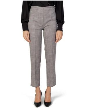 Sandro Ferrone Grigio marl zip pantaloni donna autunno/inverno