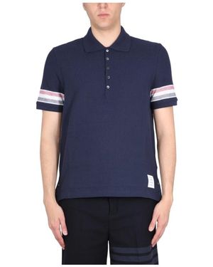 Thom Browne Polo Shirts - Blue