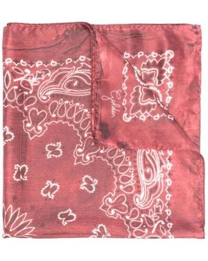 Golden Goose Silk Scarves - Red