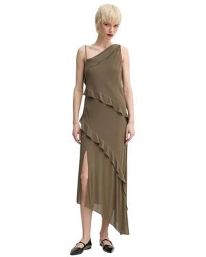 Samsøe & Samsøe Midi Dresses - Metálico