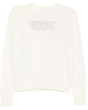 MC2 Saint Barth Round-Neck Knitwear - Blanc