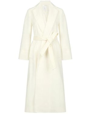 Eleventy Belted Coats - Blanco