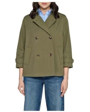 Geox Lampedusa Korte Trenchcoat - Groen