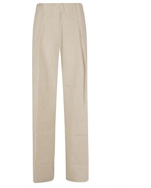 Dries Van Noten Straight Trousers - Natural
