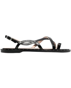 SCAROSSO Flat Sandals - White