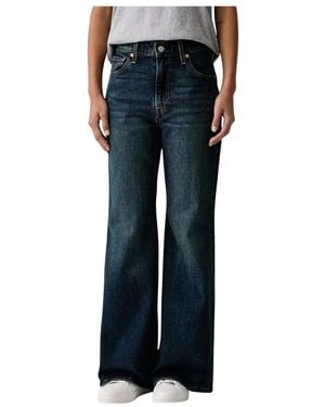 Levi's Jeans ,Blauw ,Katoen Ribcage Flare Jeans