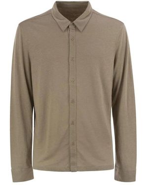 Majestic Filatures Casual Shirts - Vert