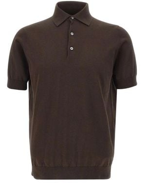 FILIPPO DE LAURENTIIS Polo Shirts - Brown