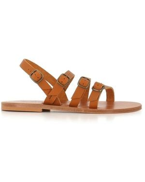 K. Jacques Flat Sandals - Marrón