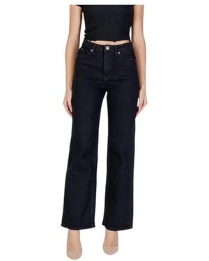 Vero Moda Jeans ,Zwart ,Denim High Waist Straight Jeans - Blauw
