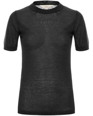 Malo Round-Neck Knitwear - Nero