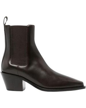 P.A.R.O.S.H. Leren Chelsea Boot - Bruin