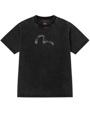 Evisu Tops ,Zwart ,T-Shirts