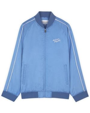 Maison Kitsuné Bomber Jackets - Blue