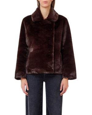 Liu Jo Faux Fur & Shearling Jackets - Nero