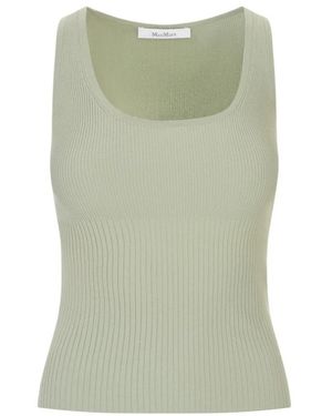 Max Mara Sleeveless Tops - Green