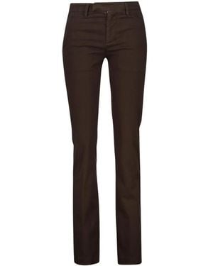 Dondup Broeken ,Bruin ,Slim-Fit Broeken