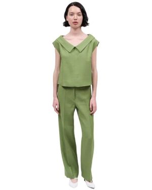 Paul & Joe Overhemden ,Groen ,Wol Nael Cady Scoop Neck Top