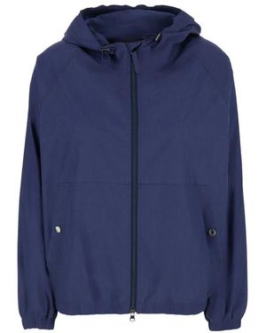 DUNST Jassen ,Blauw ,Katoen Summer Breeze Windbreaker