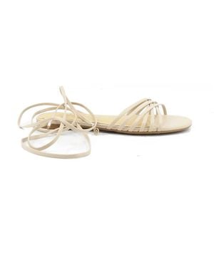 Guess Flat Sandals - Natural