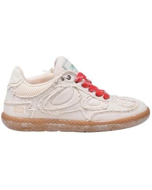 Ganni Sneaker Aus Canvas - Pink