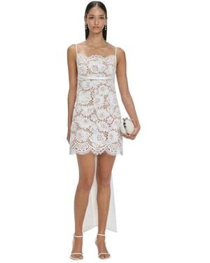 Self-Portrait Short Dresses - Bianco
