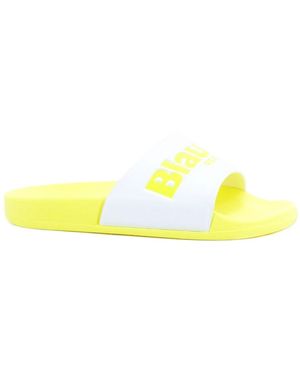 Blauer S0Palm01-Flu Ciabatta - Geel
