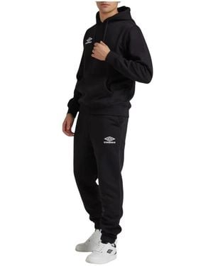 Umbro Trainingsanzug-Sweatshirt Mit Kapuze - Schwarz