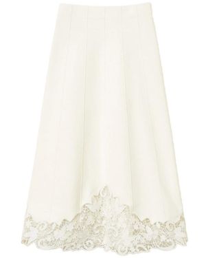 Twinset Midi Skirts - Blanco